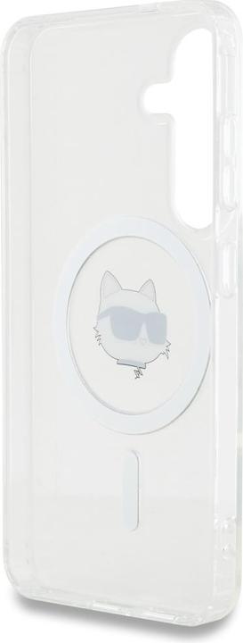 Image du produit Karl Lagerfeld HC Magnetic IML Metal Choupette Head case for Samsung Galaxy S25 Plus white (Samsung Galaxy S25+)