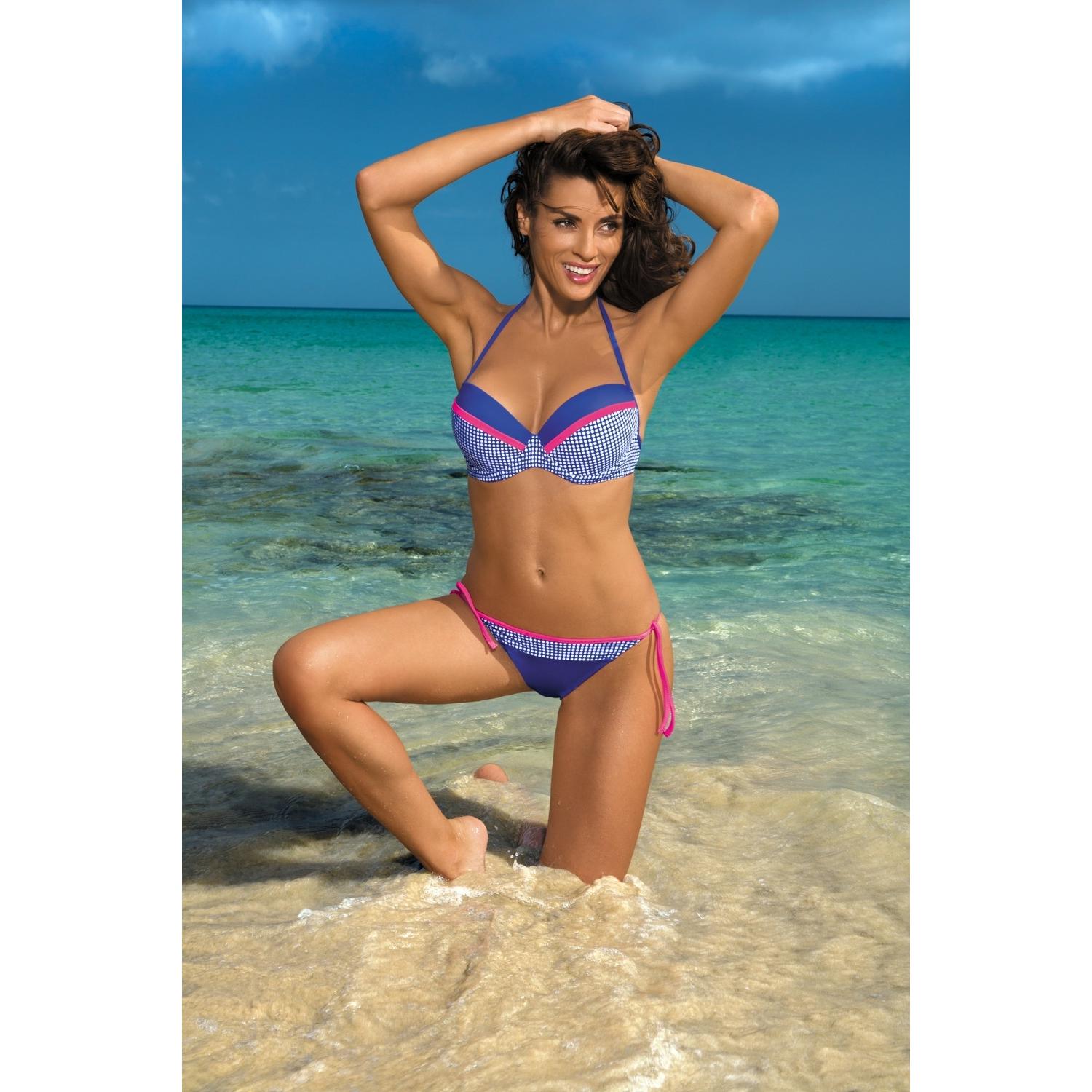 Markko, Damen, Bikini, Zweiteiler Bikini model 39468, Blau, (M)