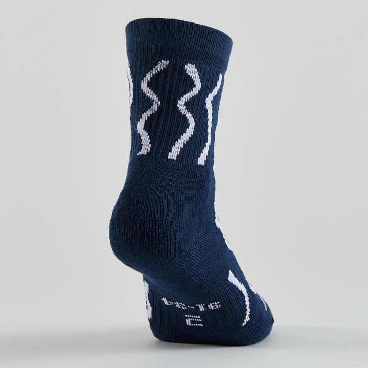 Produktbild Artengo Kinder Tennissocken High 4er-Pack - RS 300 weiss/marineblau (4er Pack, 27 - 30)