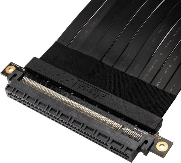 Produktbild Akasa Riser Black X2 Premium PCIe 3.0 x 16 Riser cable 20cm