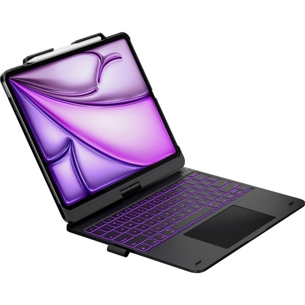 Typecase Case Flexbook Touch with keyboard for iPad Air 13" 2024/2025 black (Apple iPad Air 13 2024), Tastiera per tablet, Nero