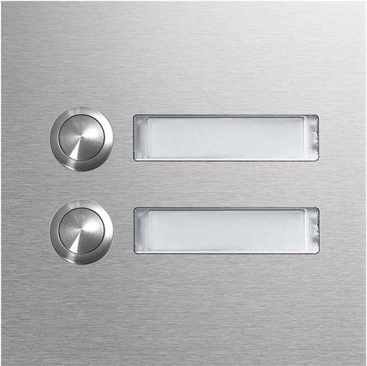 Actual product image Elcom ELCO CZM-120 stainless steel module, push-button module, number of push-buttons 2