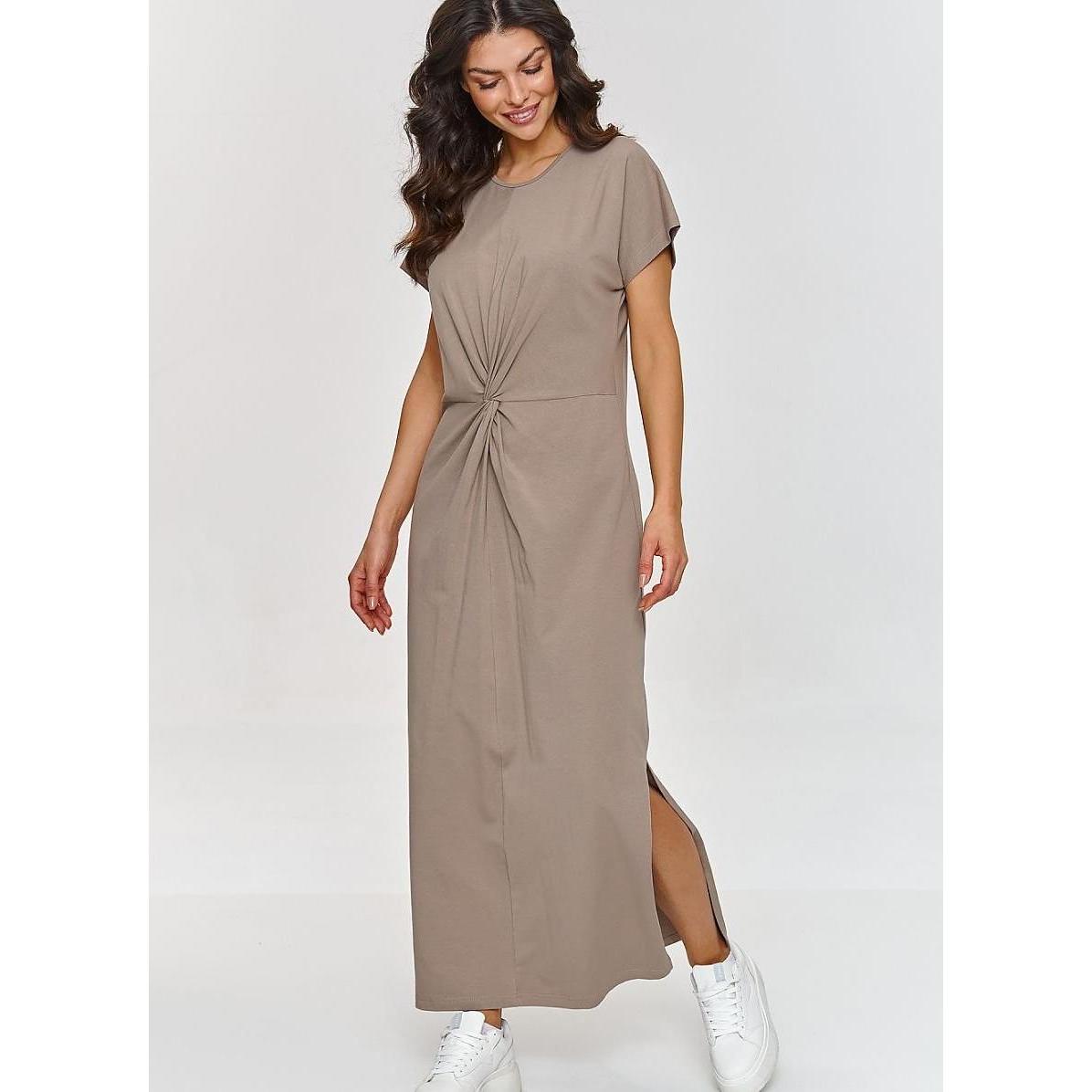 Makadamia, Damen, Kleider, Alltagskleid, Beige, (W36/L38)