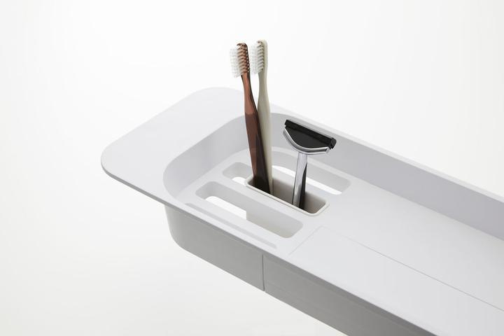 Image du produit Yamazaki Étagère de salle de bain extensible TOWER (75 x 15,5 x 4,5 cm)
