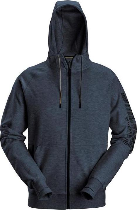 Immagine prodotto Snickers Workwear 28954500007 Logo Full-Zip Hoodie Dunkelblau XL (XL)