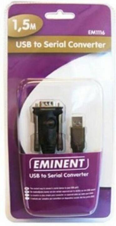 Produktbild Ewent Eminent USB to Serial Converter Schnittstellenkarte/Adapter (1.50 m, USB 1.1)
