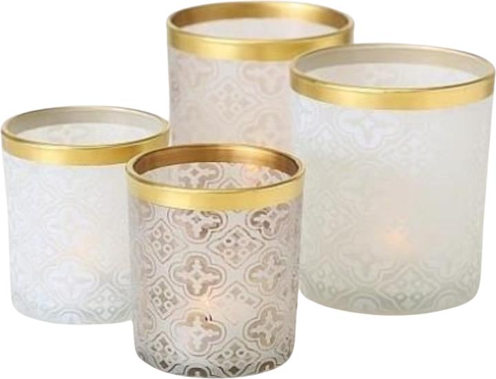 Image du produit Boltze Home Boltze Maroco Photophore assorti blanc 8 cm ( 1 pièce ) (1 x)