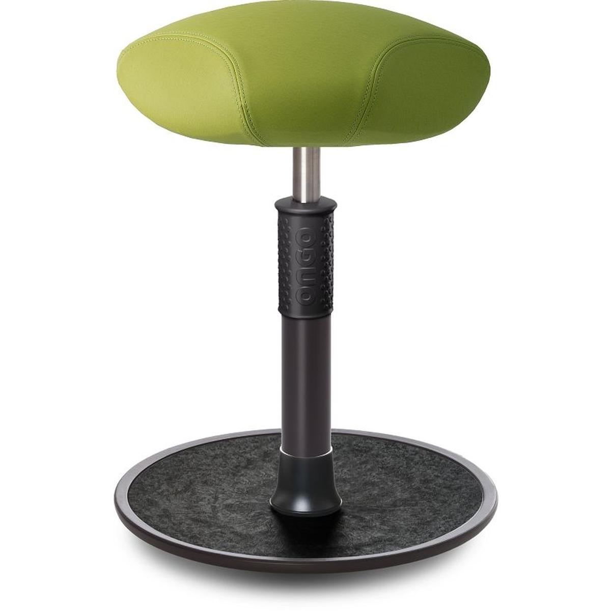 Ongo, Bürostuhl, Sitz- Stehhocker Free Regular Triangel skai Nature Base h.grün schw. /schw.
