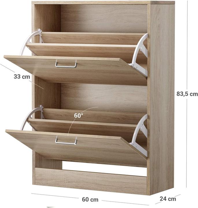 Produktbild Vasagle Shoe Cabinet (60 x 24.50 x 83.50 cm)