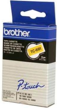 Actual product image Brother P-Touch (6 cm, Yellow)