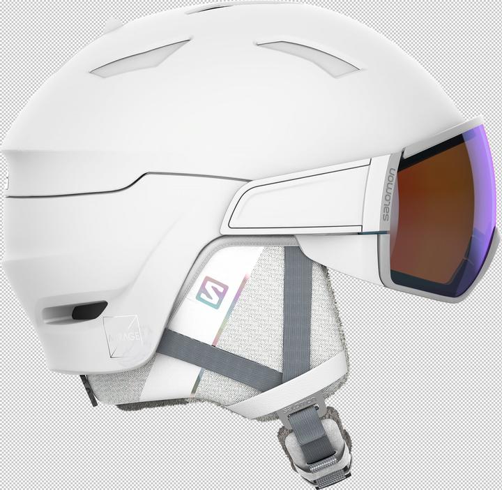 Immagine prodotto Salomon CASCO MIRAGE PHOTO Bianco Argento/UNIV (56 - 59 cm, M)