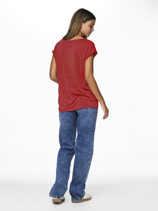 Actual product image Pieces Pcbillo Tee Lurex Stripes Noos Bc (XL)