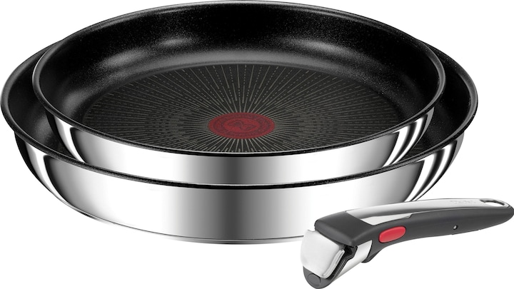 Tefal Ingenio Preference On (28 cm, Ensemble de casseroles et de poêles de cuisson, Acier inoxydable)