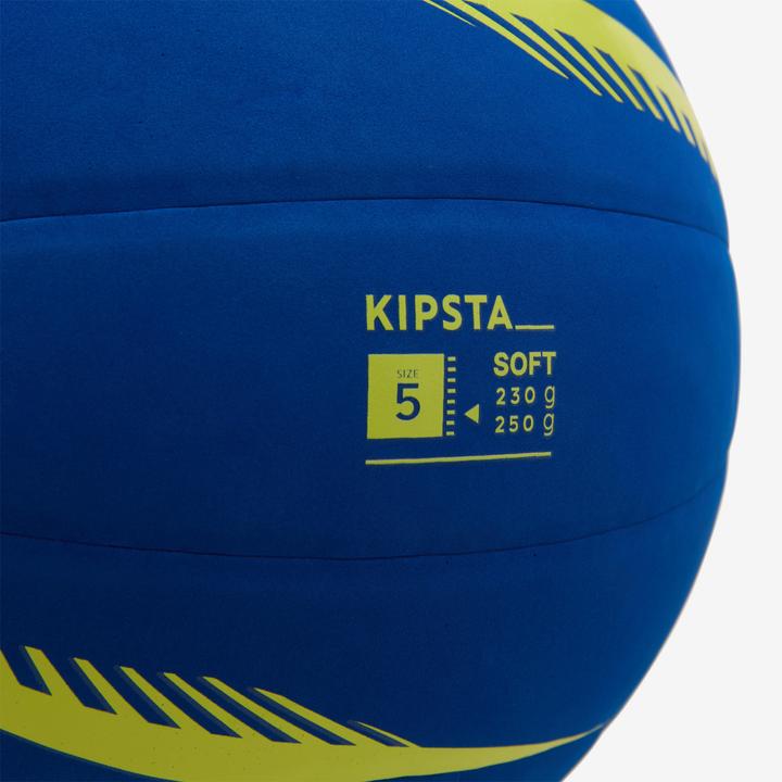 Image du produit Kipsta Volleyball 230/250 g Ball VB500 Soft - Blue/Yellow (5)