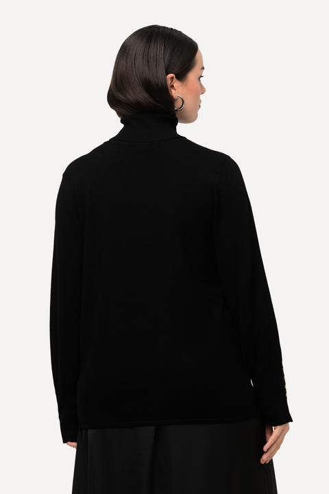 Immagine prodotto Ulla Popken Maglione dolcevita con bottoni decorativi e maniche lunghe (54)