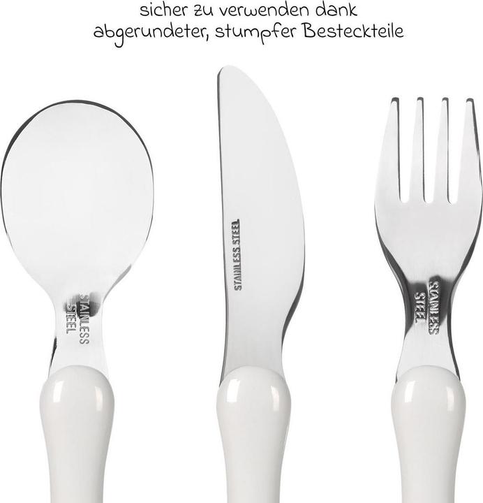Produktbild Lässig Esslernbesteck 3-tlg. Besteck-Set Cutlery - Happy Fruit