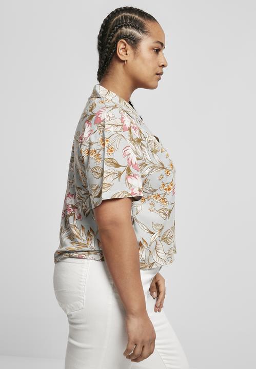 Immagine prodotto Urban Classics Camicia Resort in viscosa da donna (4XL)