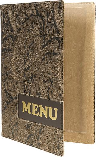 Produktbild Securit Speisekarten-Mappe DESIGN PAISLEY, DIN A4 (A4, 1 x)