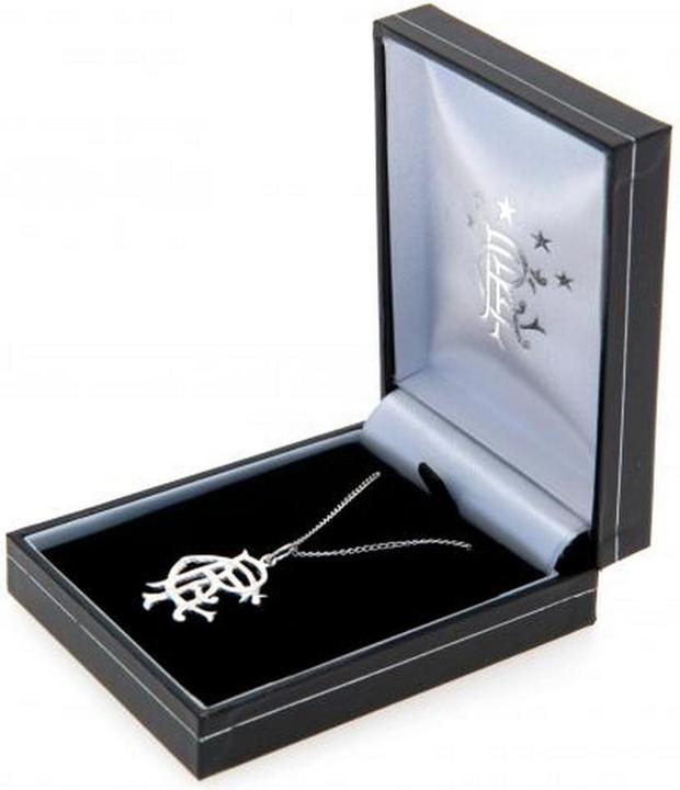 Immagine prodotto Rangers FC Ciondolo e catena in argento sterling (100% argento sterling)