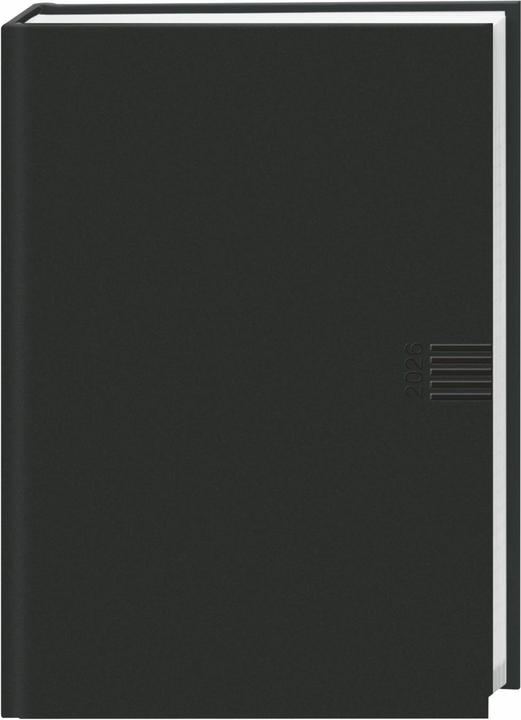 Tages-Cheftimer A5, schwarz 2026 (A5)