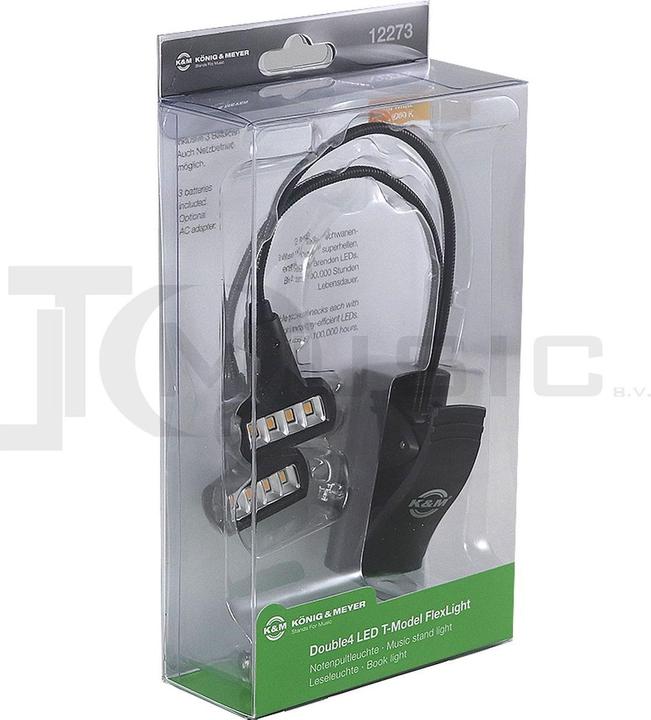 Produktbild K&M Notenpultleuchte Double4 LED T-Model FlexLight 12273