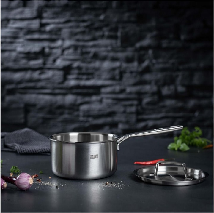 Produktbild Kuhn Rikon Culinary Fiveply (24 cm, Pfannenset + Topfset, Edelstahl)