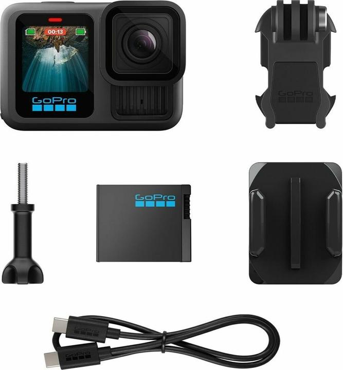 Image du produit GoPro HERO13 Black Accessory Hard Bundle (inkl. 64 GB MicroSDXC-Karte) (60p, Bluetooth, WiFi)