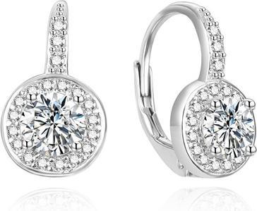 Image du produit Agato Boucles d'oreilles assorties en argent avec zircons AGUC3528
