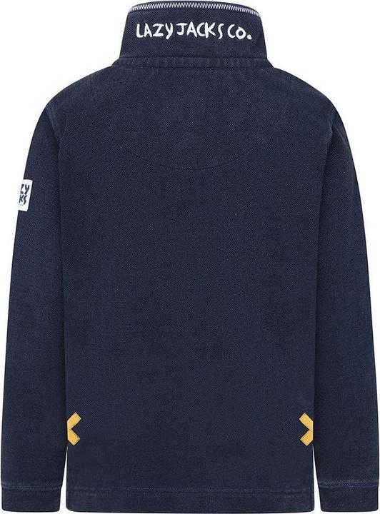 Produktbild Lazy Jacks Sweatshirt Jungen mit kurzem Reissverschluss Piqué (116)