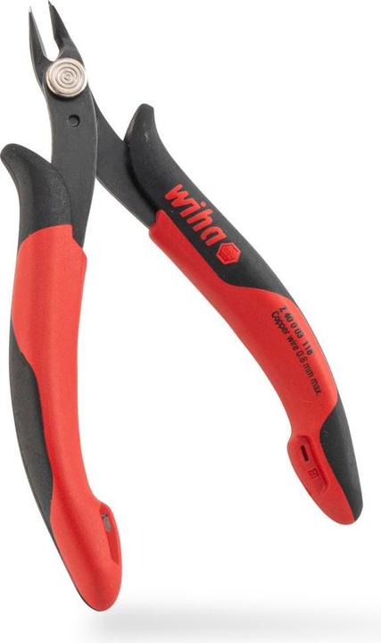 Actual product image Wiha Diagonal cutters Electronic very narrow, pointed head without bevelled edge (27388) 118 mm (128 mm)