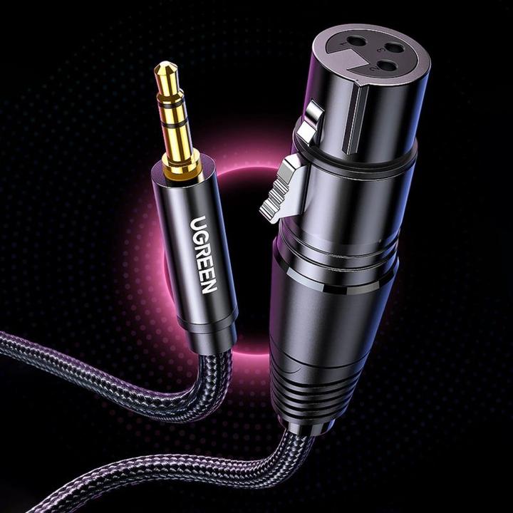 Produktbild Ugreen 3.5mm AUX - XLR (1 m, AUX Kabel, XLR Kabel)