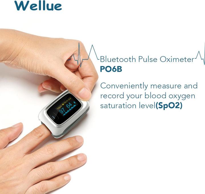 Produktbild ViatomTech P06B Bluetooth Fingertip Oxygen Monitor