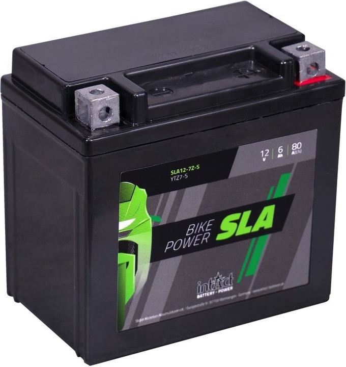 Produktbild Intact SLA12-7Z-S Bike-Power SLA 6Ah Motorradbatterie (DIN 50616) YTZ7-S, YTZ7S, TTZ7S-BS (6 Ah, 80 A)
