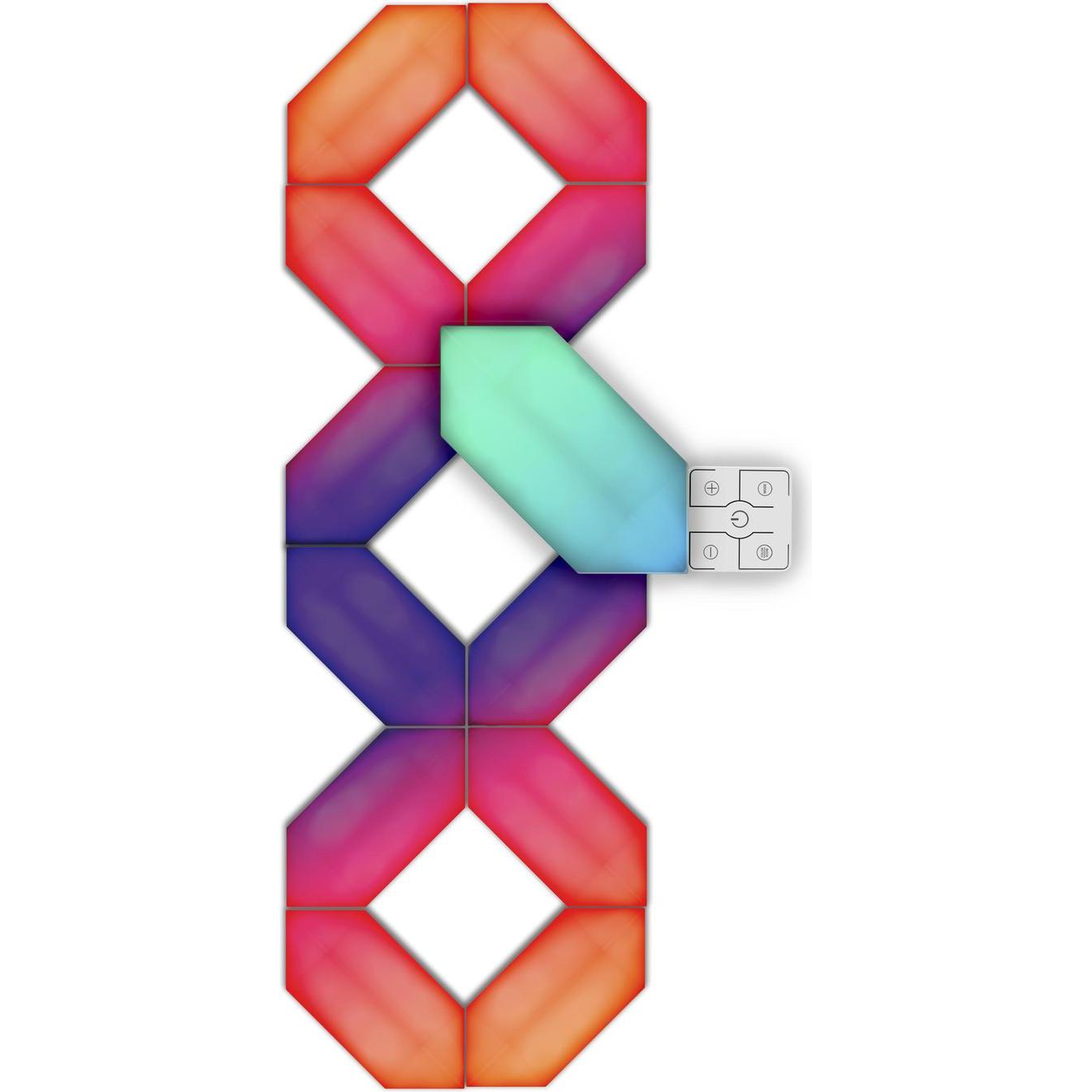 Müller Licht, Applique + Plafoniera, Luce decorativa a LED Magic Panel Hexagon intelligente RGB+bianco set di 12 21000131