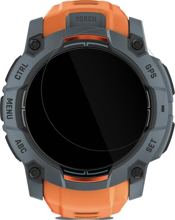 Actual product image Dipos Screen Protector Crystalclear for Garmin Instinct 3 Solar (50 mm)