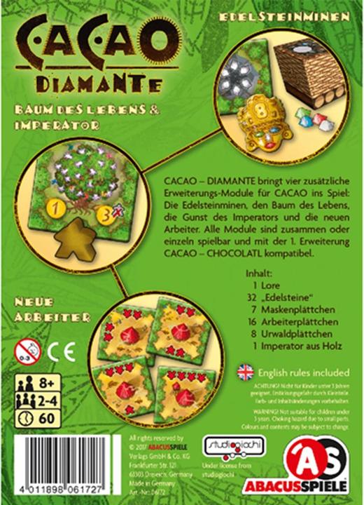 Produktbild Abacus Cacao - Diamante 2. Erweiterung (Deutsch)