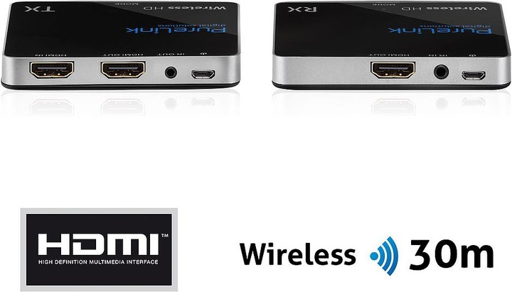 Produktbild Purelink Cinema CSW100 - Wireless HDMI Extender (30 m, 3D Pass-through, x.v.Color)
