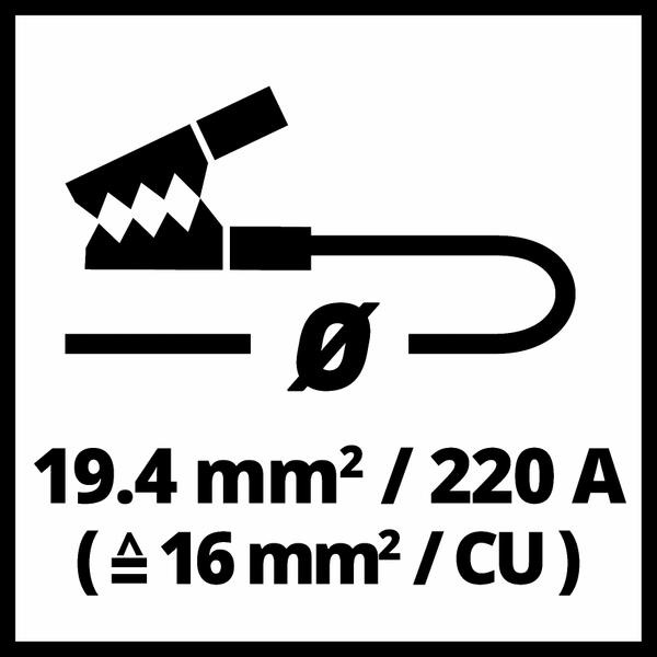 Image du produit Einhell Câbles de démarrage (220 A)