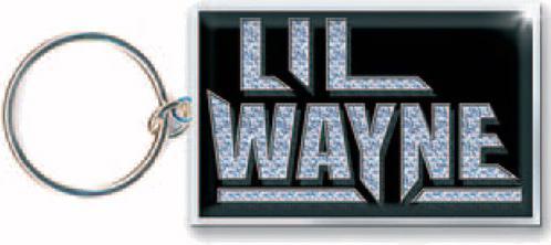 Actual product image Rock Off Lil Wayne Metall Rhinestone Logo