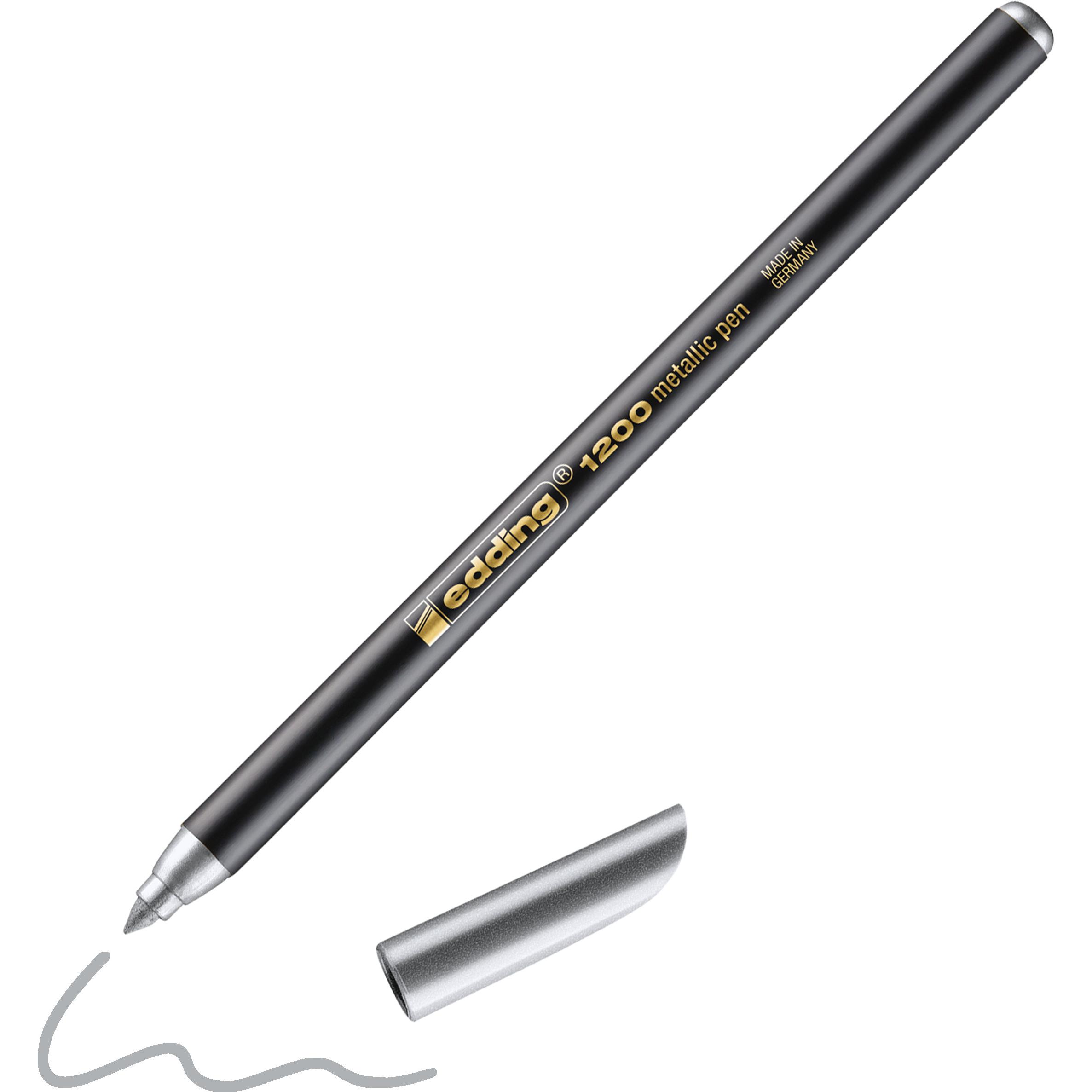 Thumbnail - Edding, Malstifte, Metallic Color Pen 1200 (Silver, 1 x)