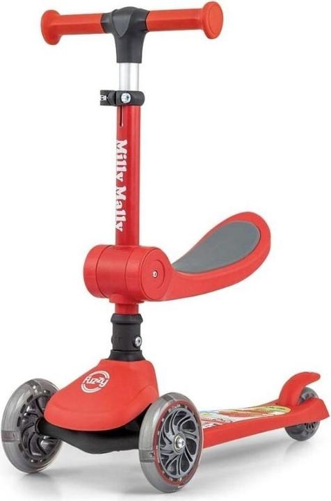 Produktbild Mally Kinder Dreirad Roller Fuzzy Rot Milly