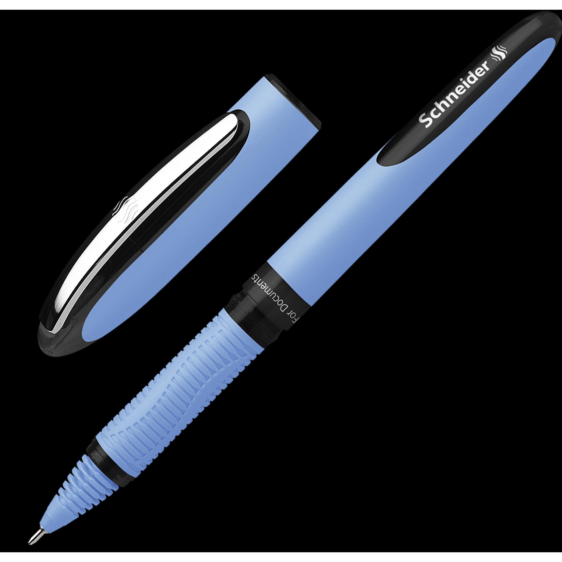 Schneider, Schreibstifte, Tintenroller One 0,3mm schwarz (Eisblau, 1 x)