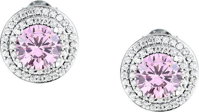 Produktbild Morellato Shiny Silver Earrings With Pink Zircon Tesori Saiw273 (Silber 925)