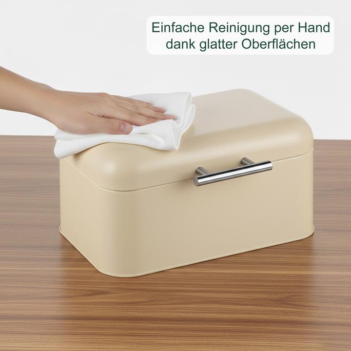 Actual product image Relaxdays Brotkasten mit Deckel und Brotbeutel