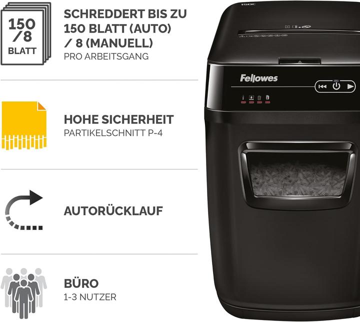 Image du produit Fellowes Déchiqueteuse AutoMax 130C (Coupe de particules)