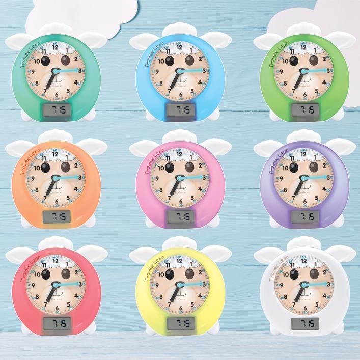 Actual product image Lexibook LEON Alarm clock with educational sleep coach function, storyteller and night light DE version