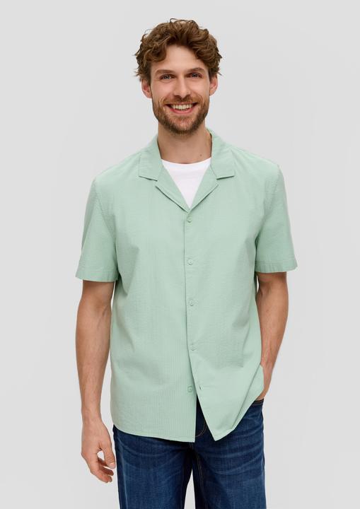 Immagine prodotto s.Oliver Hemd Kurzarmhemd mit Crêpestruktur (XL)