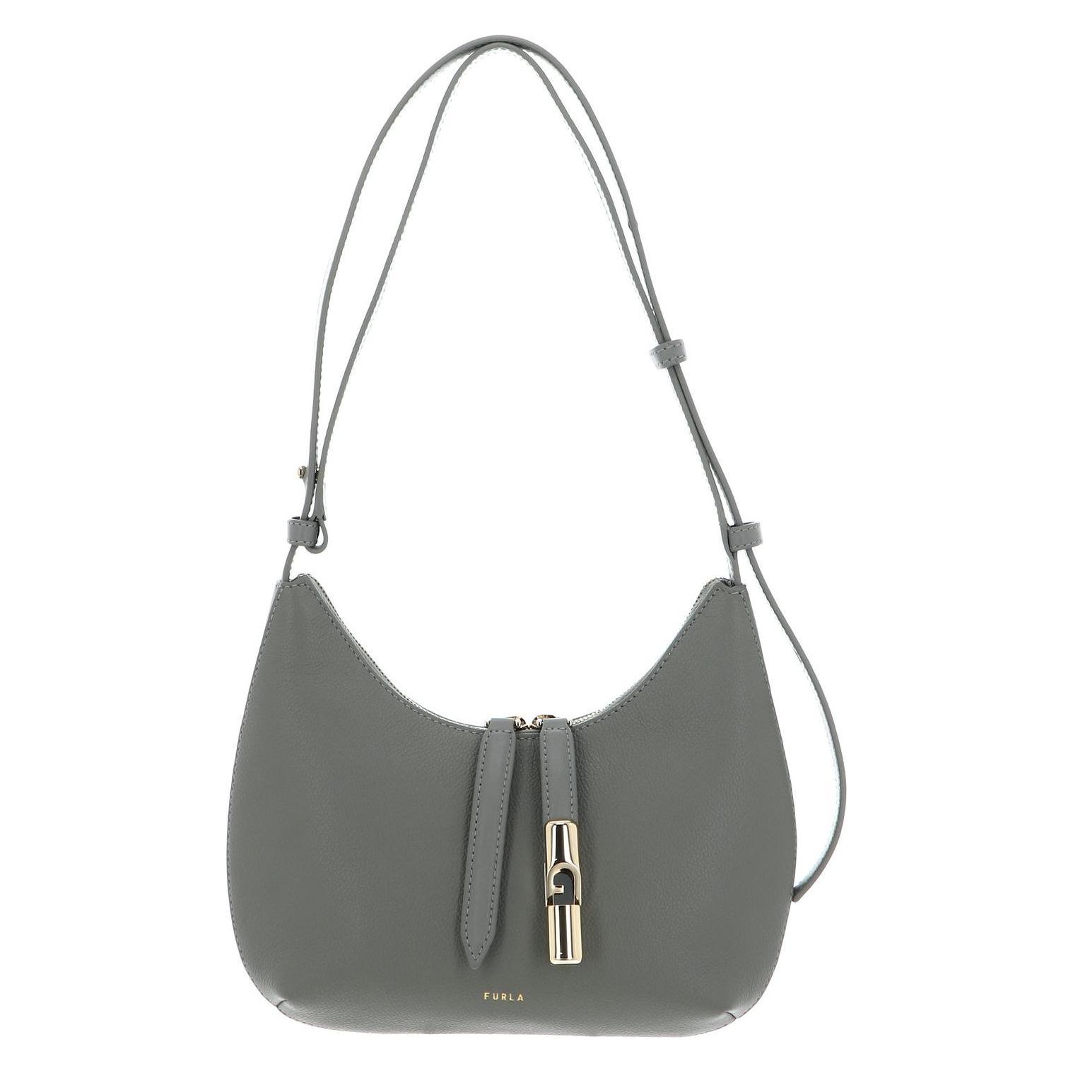 Furla, Damen, Handtasche, Goccia Shoulder Bag, Grün