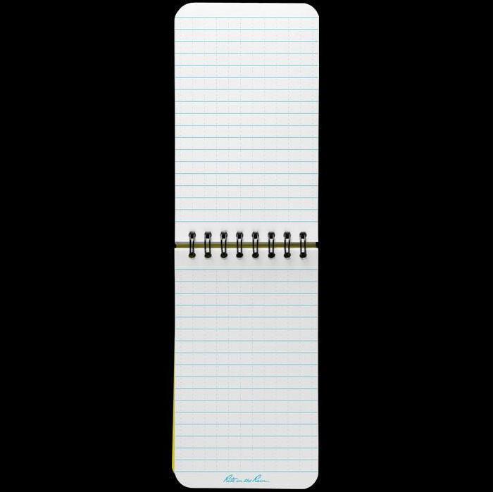 Image du produit Rite in the Rain Carnet de notes tout temps Standard 135 (7.6 x 12.7 cm, Quadrillé, Couverture rigide)