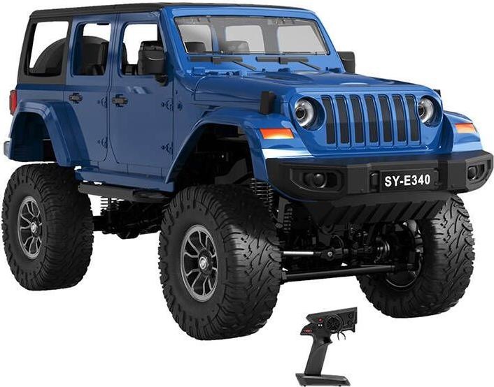 Immagine prodotto Double Auto telecomandata 1:14 (blu) Jeep Crawler Pro E340-003